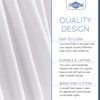 Abstract Baby Solid Jersey Knit Fitted Crib Sheet (28" x 52", White)