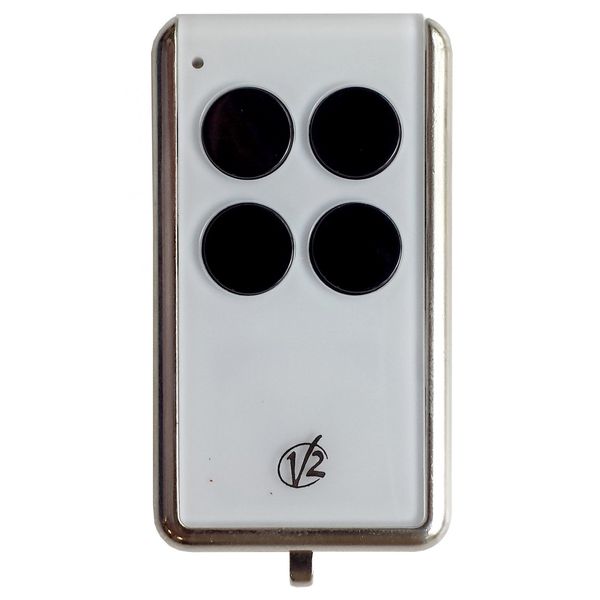V2 Remote Control MATCH, 4 buttons, 433.920 MHz, LR23 battery, self-learning, 10 meters range