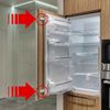 SPARES2GO Door Plastic Mounting Bracket Fixing Slide Kit Compatible with Tricity Bendix Integrated Fridge Freezer/Refrigerator