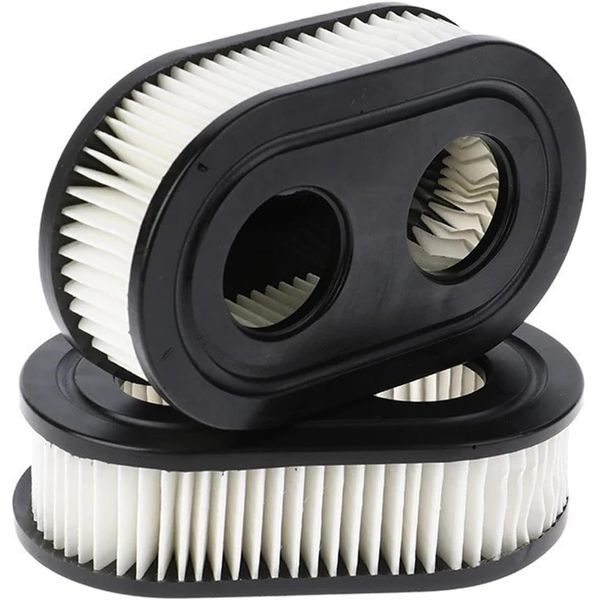 Pack of 2 Lawnmower Air Filter, Air Filter Cartridge for Briggs & Stratton 798452 593260 Air Filter