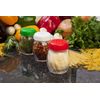 Cheese Shaker Tops-Plastic- Rust & Dent Free Forever Lids (12 Count) 241W WHITE