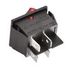 Heschen Rocker Switch ON-OFF DPST 4 Terminals Red light 16A 250VAC (2)