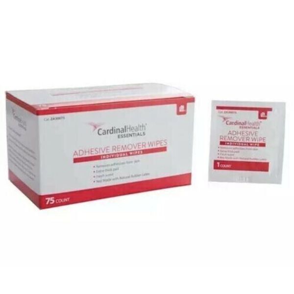 Adhesive remover  Ostomy Colostomy Supplies Cardinal health essentials 75 Ct