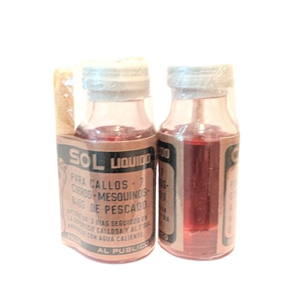 2 PACK! CALLOSOL Para Callos Mezquino Verrugas Warts Corns 15ml c/u