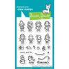 Lawn Fawn Clear Stamps 3"X4"-Tiny Winter Friends