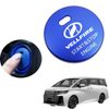 Vellfire Engine Push Button Cover, Suitable for Car Start Stop Button Switch Decorative Cover, Engine Start Button Cover, Diameter Approx. 1.2 inches (3 cm), Car Accessories, Compatible with Various