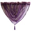 Alan Symonds Voile Swag - Aubergine