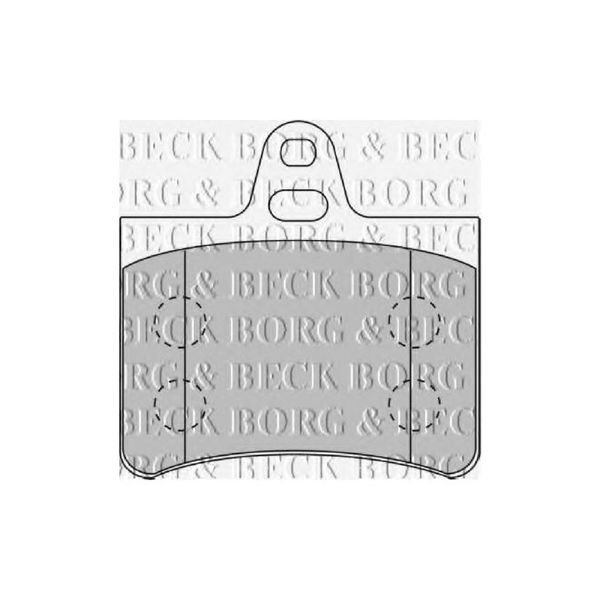 Rear Brake Pads Fits: Citroen C5 2.0-3.0 2001-
