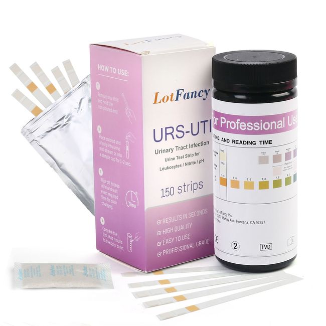 Urine Test Strips Parameter Reagent Diabetes UTI pH Nitrite Leukocytes Tests