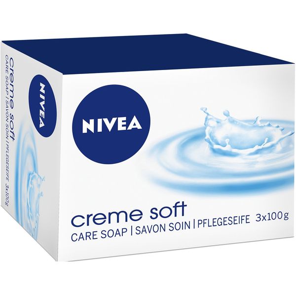 Nivea Creme Soft Creme Soap 100g Pack of 3)