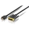 Equip HDMI-Kabel HDMI A -> DVI(18+1) St/St, 2,00 m