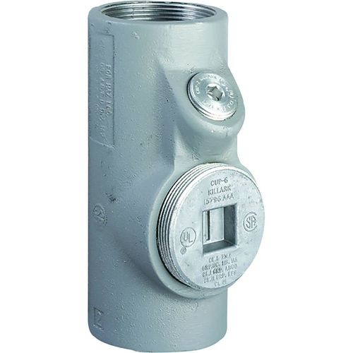 Killark ENY-1M Fitting, Sealing, 1/2", Iron, Female to Female, Vertical or Horizontal Conduit