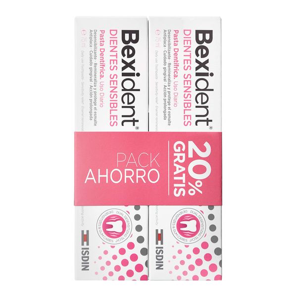 BEXIDENT Dientes Sensibles Pasta Dentifrica 2x75ML