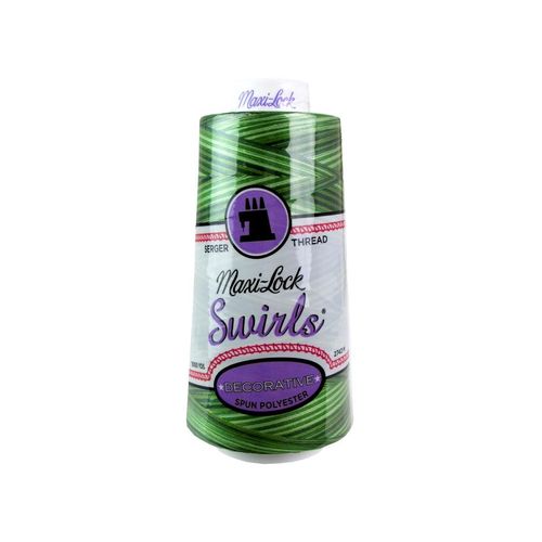 American & Efird Maxi-Lock Swirls Thread, Multicolour