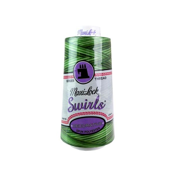 American & Efird Maxi-Lock Swirls Thread, Multicolour
