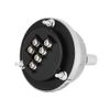 5V 60MM Hand Wheel Pulse, 4 Terminal Wheel Rotary Encoder Crank Handwheel Encoder Wheel Encoder Lightweight Mill Router Manual Control for CNC System(White)