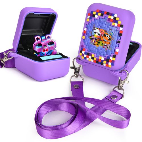 OSDUE Silicone Case for Bitzee Full Cover Protective Bitzee Interactive Toy, Bitzee Carrying Case for Bitzee Interactive Toy Digital Pet and Case, Anti-fall Shockproof Portable Carrying Mini Case