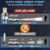 Canbus D4 D4S D4R LED Headlight High/Low Beam Bulbs 6500K Replace HID Conversion
