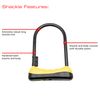 Burg-Wächter 1500 HB 170/180 Shackle Lock, Black, Medium