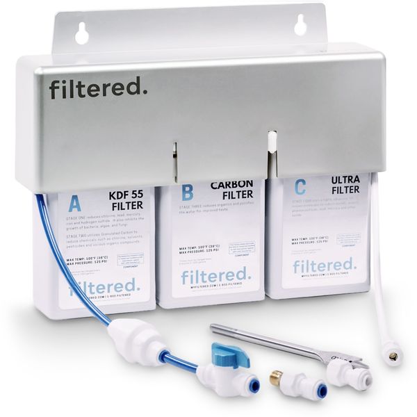 Inline Water Filter System For Refrigerators and Ice Makers - Easy Install