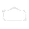 Wall and Ceiling Border | Segment | Stucco | Fries | PU | Shockproof | Perfect | AD308-11