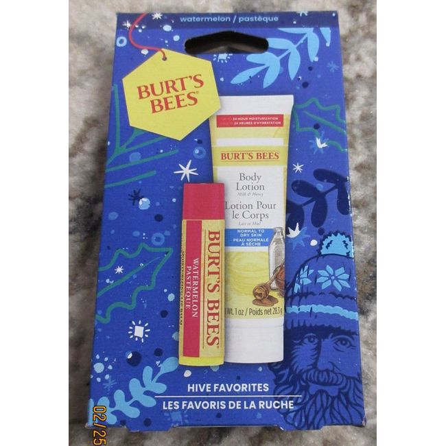 Burts Bees Watermelon Lotion and Lip Balm