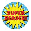 Roll of 100 Assorted Reading and Bookworm Stickers