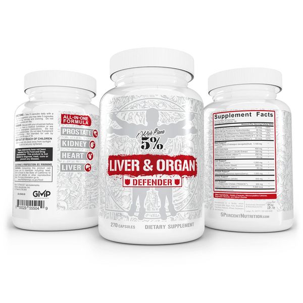 RICH PIANA 5% NUTRITION LIVER & ORGAN DEFENDER: LEGENDARY SERIES 270 CAPSULES
