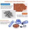 New! High Pressure Shower Head Soft Ionic Boosting Healthy Bath Filter Handheld