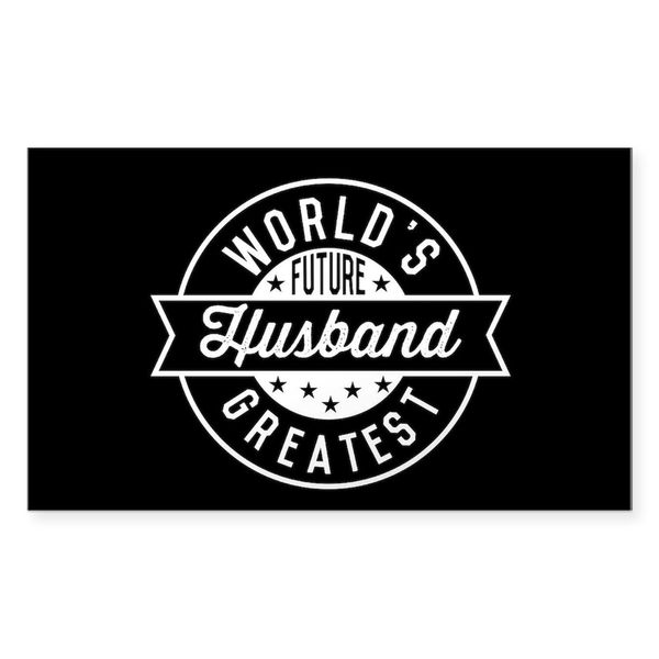 CafePress World's Future Greatest Husban Rectangle Bumper Sticker Car Decal