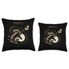 Harry Potter Dedication, Patience, Loyalty, Hufflepuff Throw Pillow