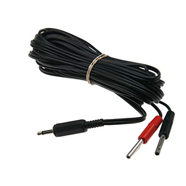 E-stim Systems 4 mm Plug 4 m Long Cable for Electrical Sex Stimulation Current