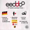 eeddoo Silver Titanium Banana Piercing, Titanium, No Stone