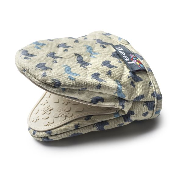 Zeal Mini Mitt/Pot Holder, Hen/Cream, Small