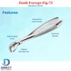 Dental Tooth Extracting Forceps Fig.73 Lower Molar Extraction Ortho Instruments
