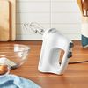 5 Speed Lightweight Hand Mixer with Turbo Beaters for Easy Mixing Tasks