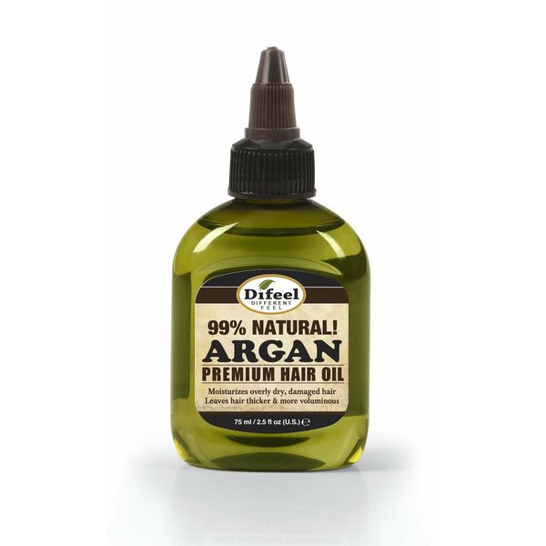 Difeel Premium Natural Hair Oil -  Argan Oil 2.5 oz.