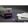 Swordfish ‘VariPoint’ Electric Pencil Sharpener with Replaceable Helical Blade and Pencil Point Options [40232], Grey