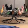 Rooster 2 Tier Serving Tray Stand Spice Rack Countertop Pantry Kitchen Organizer