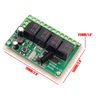 Long Range 4CH Channel Wireless Relay RF Remote Control Module Switch 433MHz