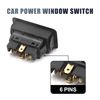 sourcingmap 6 Pin Left Right Door Window Power Electric Control Switch DC 12V