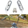 Chrome Motorcycle Mini Oval Mirrors For Harley Davidson Electra Glide Softail US
