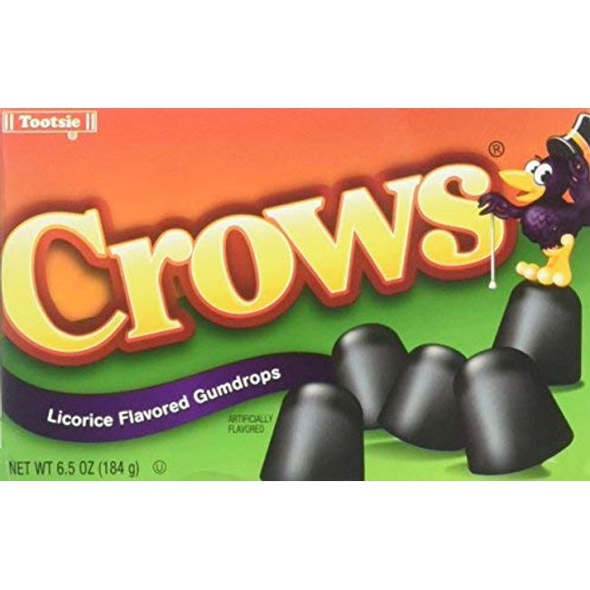 Crows Licorice Flavored Gumdrops