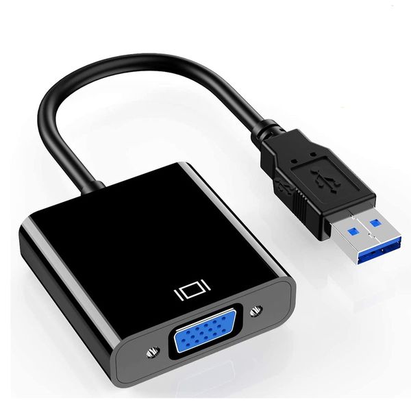 usb vga converter adapter usb 3.0 to vga multi display adapter usb 3.0 vga converter cable 1080P usb monitor converter PC Laptop Windows 7/8/8.1/10 projector PC HDTV