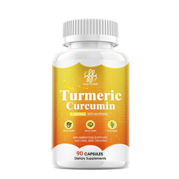 Turmeric Curcumin with Bioperine 2000mg High Absorption Triple Strength