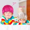 WSICSE 2 Pcs Baby Kids Bonnets, Adjustable Bonnet for Kids Toddler Double Layer Satin Bonnet for Sleeping