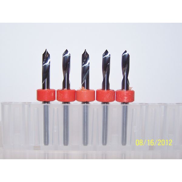 (5) - 90 degree angle carbide bits for scoring engraving Kyocera 2002.1250.090