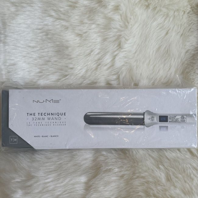 NuMe The Technique 32MM Curling Classic Wand White Tourmaline Ceramic - Sealed