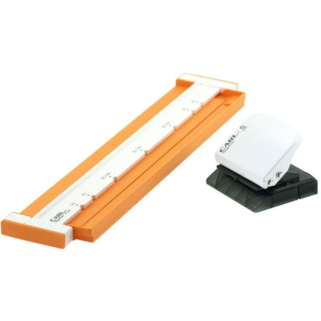 Carl Office Equipment Loose-Leaf Hole Puncher , orange