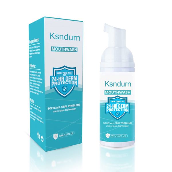 Teethaid Mundspülung, Ksndurn 1PC 30ML Teethaid Mouthwash, Teethaid Mundwasser Zahnsteinentfer Für Frischer Atem, Zahngesundheit, Mundpflege